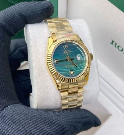 Rolex Datejust 31mm Imported Movement Women Green Dial Watch